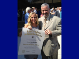 Dr. Jessica Marshall with Father Dr. Keith Marshall at her LECOM Medical School Graduation 2012